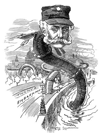 Joseph Bazalgette as snake